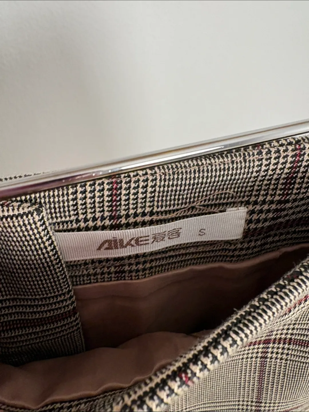 AIKE 蓉蓉 Plaid Ruffle Skirt - Size S image indicator(2)