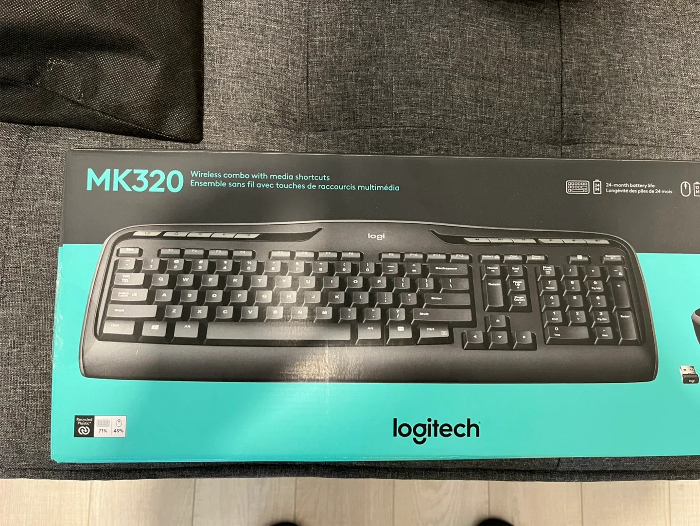 Logitech MK320 Wireless Keyboard  - New