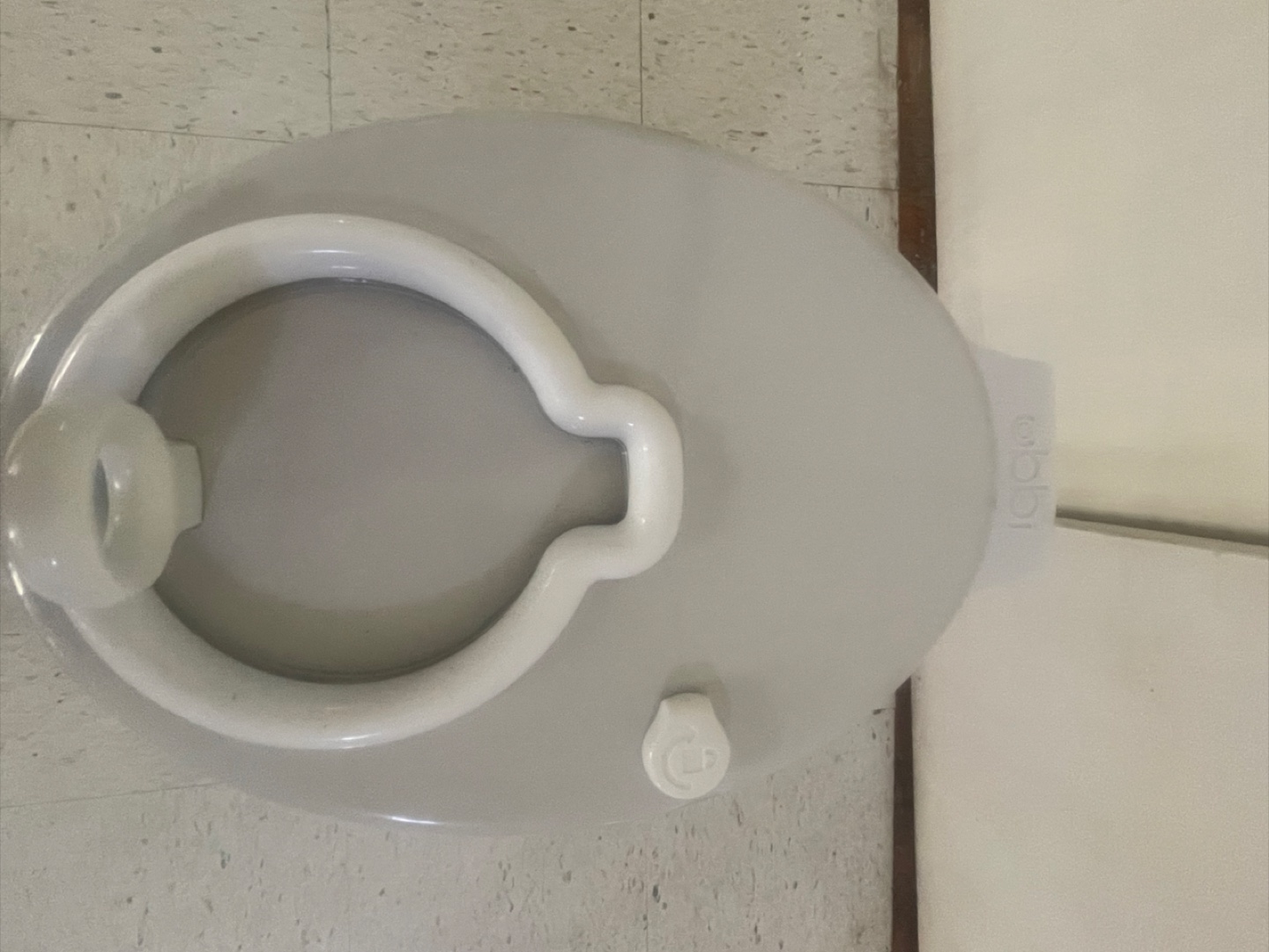 Ubbi Diaper Pail - Gray Chevron - photo 2