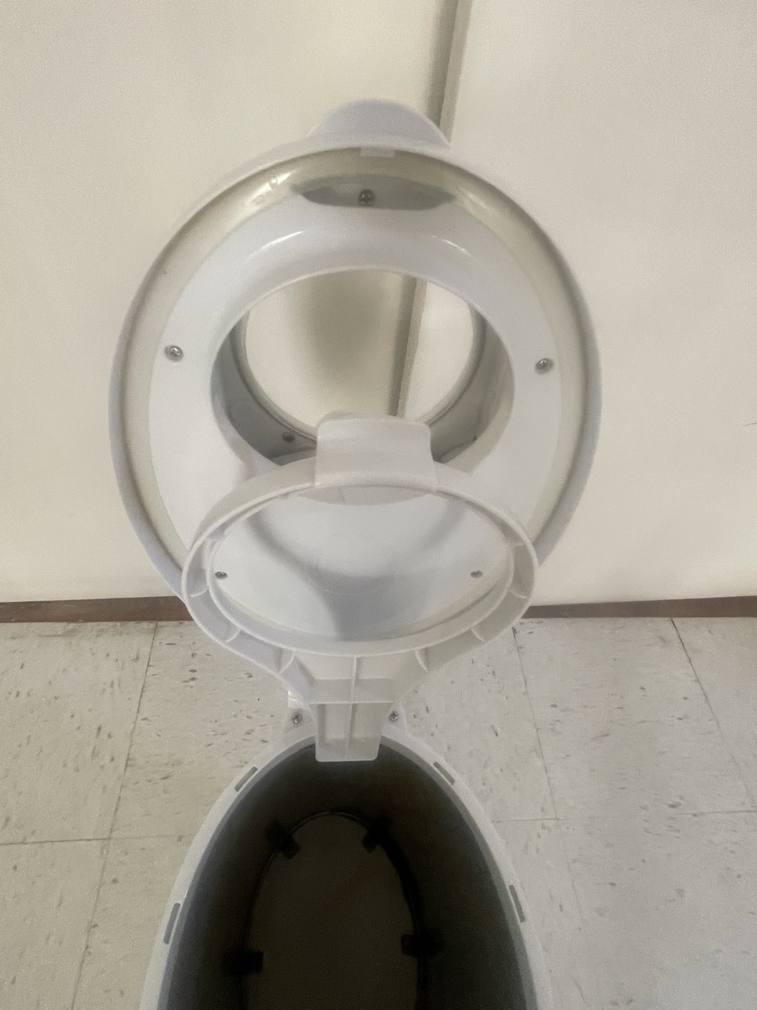 Ubbi Diaper Pail - Gray Chevron - photo 3
