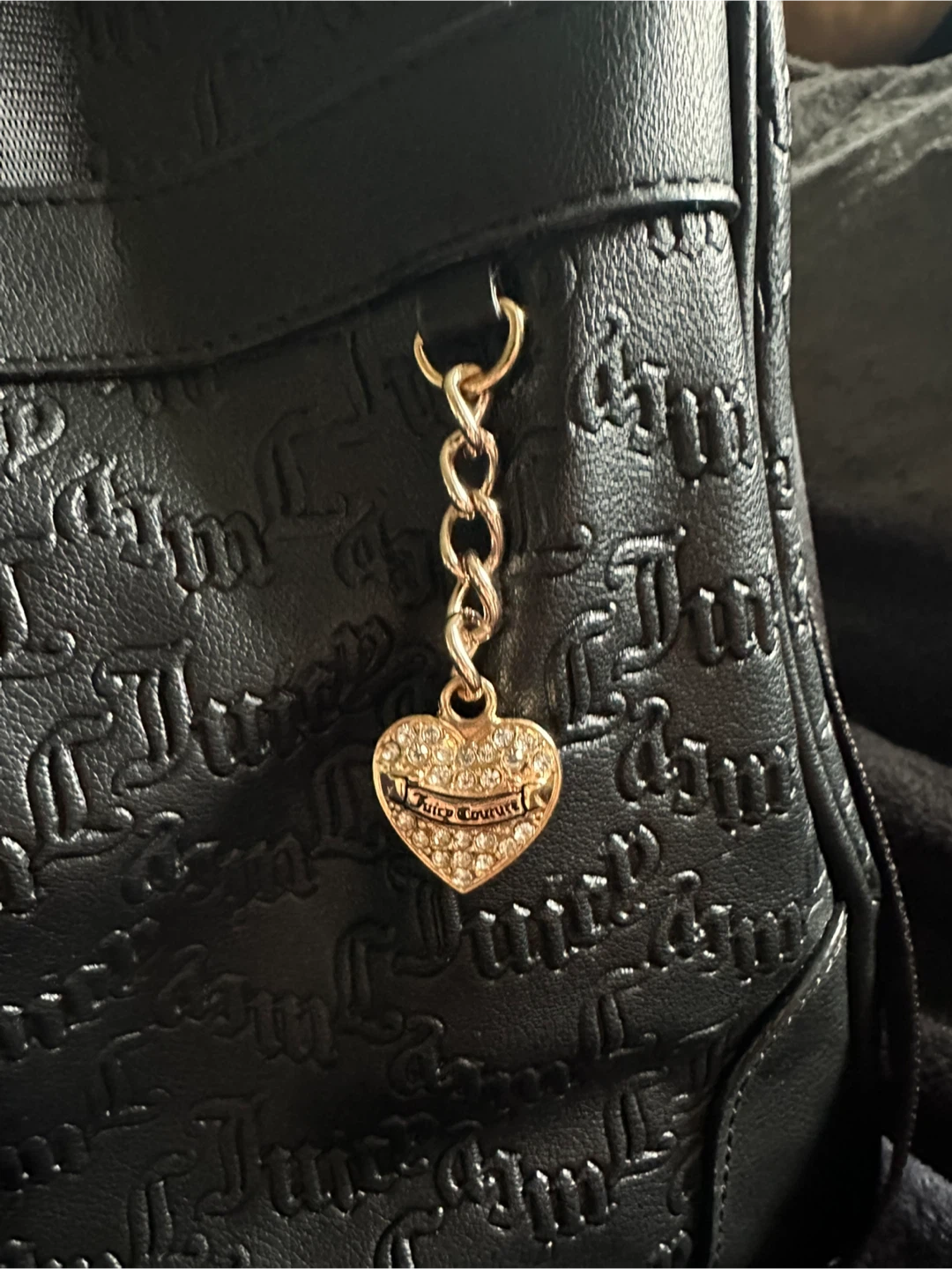 Juicy Couture Black Embossed Duffle Bag - photo 5