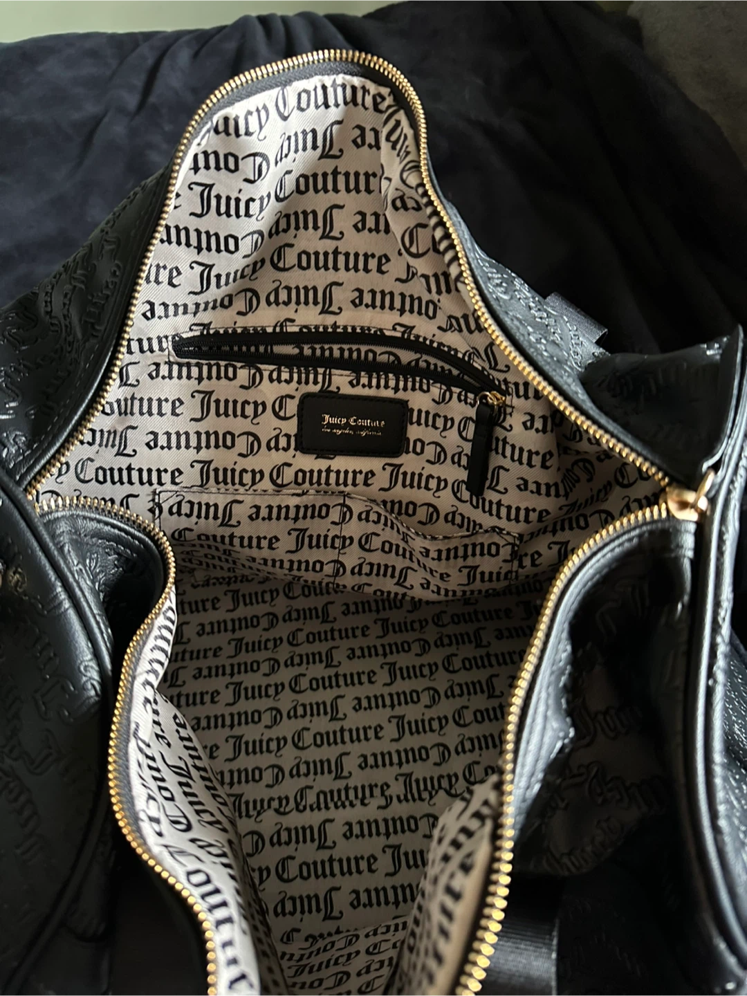Juicy Couture Black Embossed Duffle Bag - photo 4