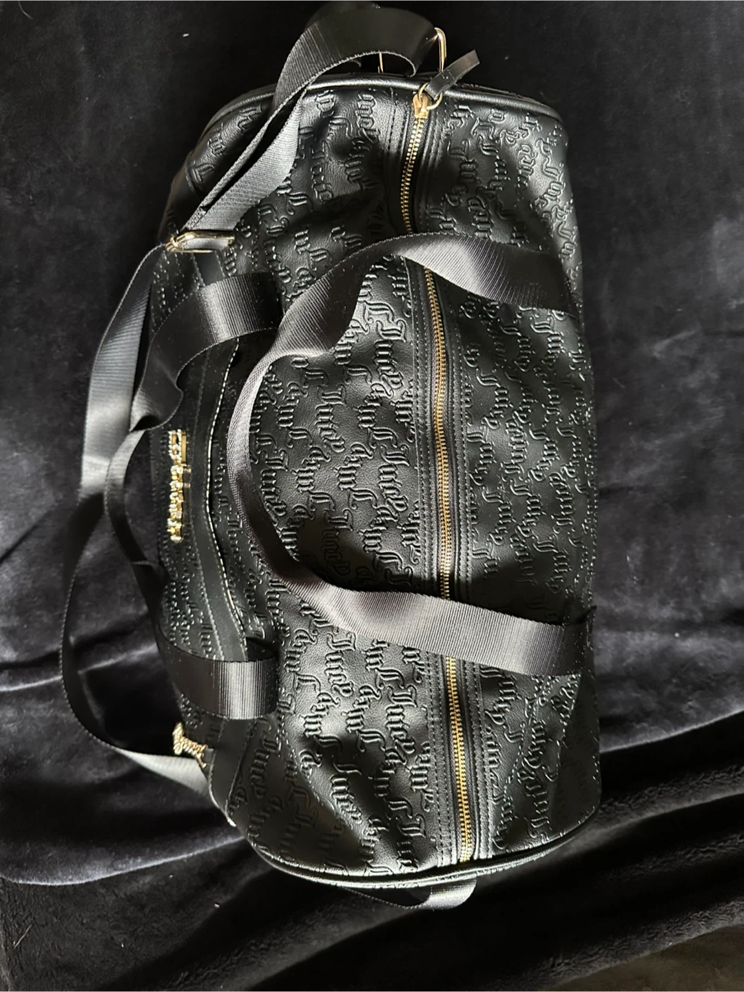 Juicy Couture Black Embossed Duffle Bag - photo 3