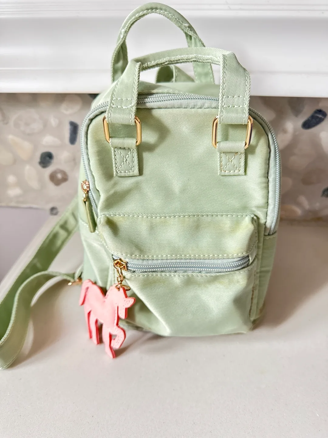 Mini Backpack - Light Green thumbnail