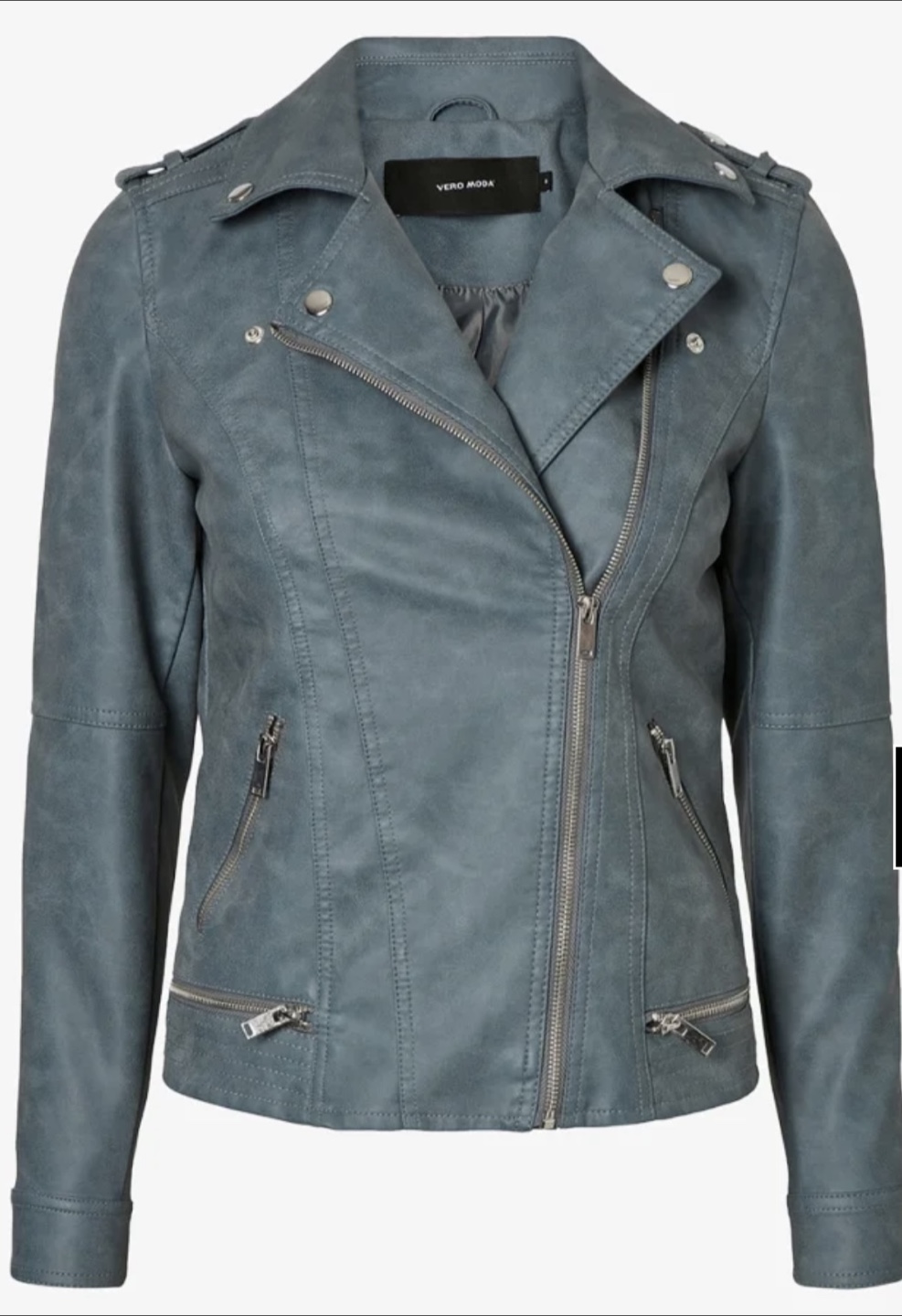 NEW Women’s Faux Leather Jacket, Size Large