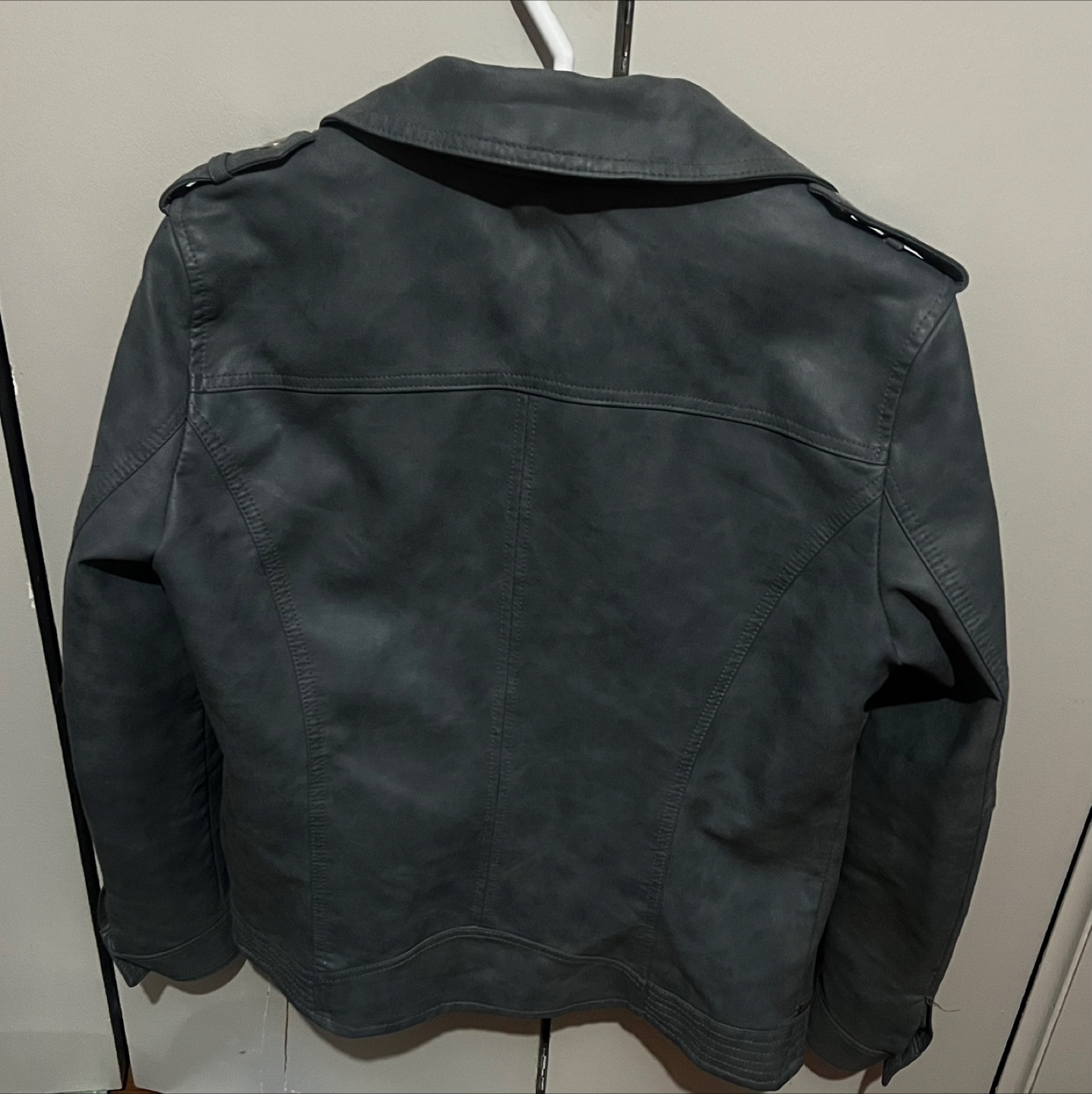NEW Women’s Faux Leather Jacket, Size Large - photo 4