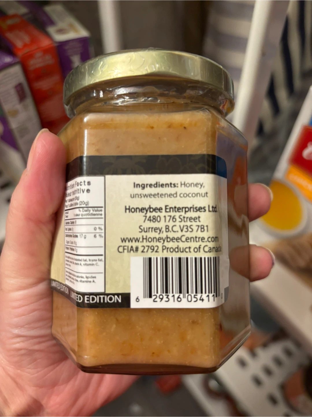 Honeybee Centre Toasted Coconut in Honey 350g - photo 2