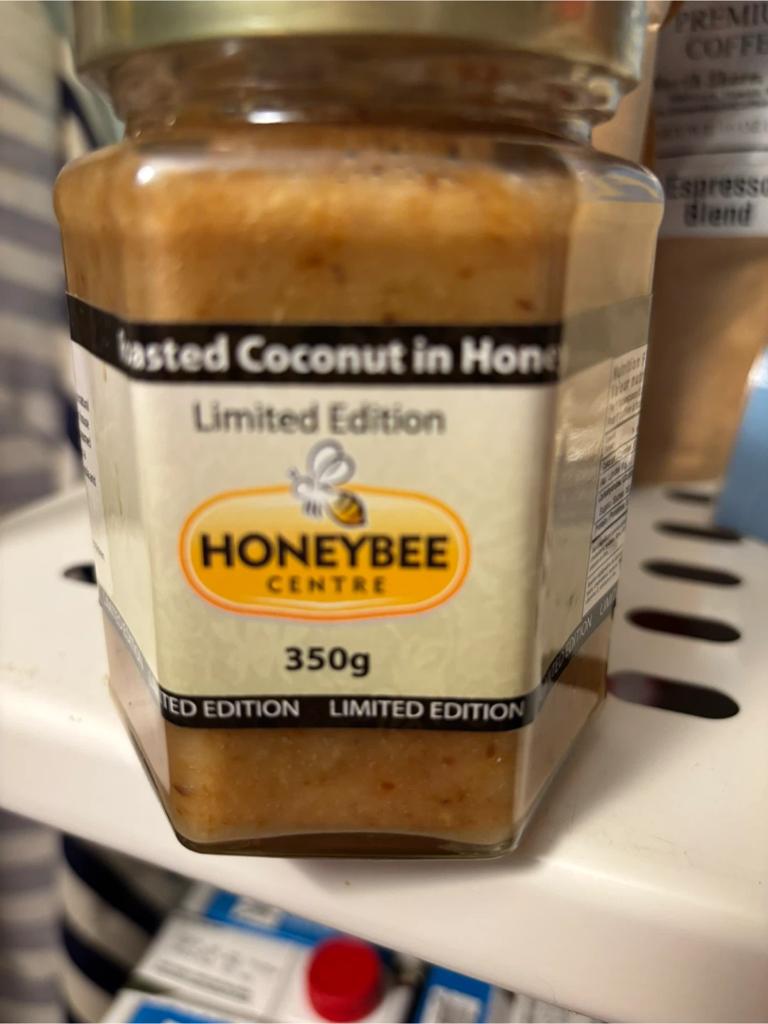 Honeybee Centre Toasted Coconut in Honey 350g