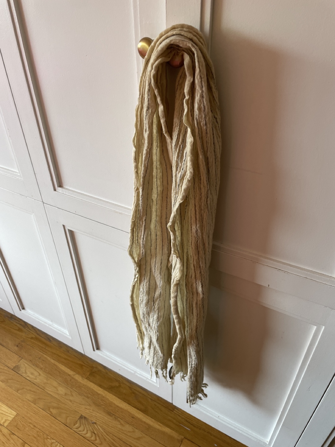 J.Crew Striped Linen Scarf