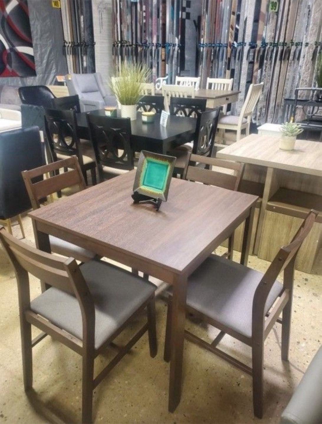 New Space Saving 5 Piece Dining Bistro Kitchen Set - photo 2