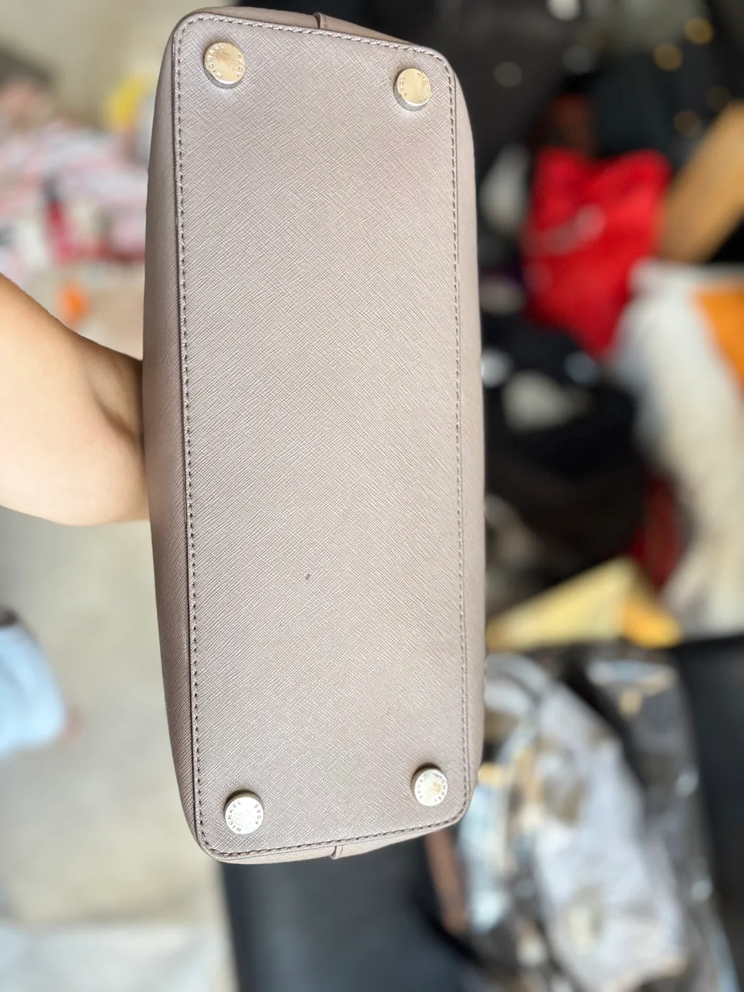 Michael Kors Satchel - Light Taupe image indicator(7)