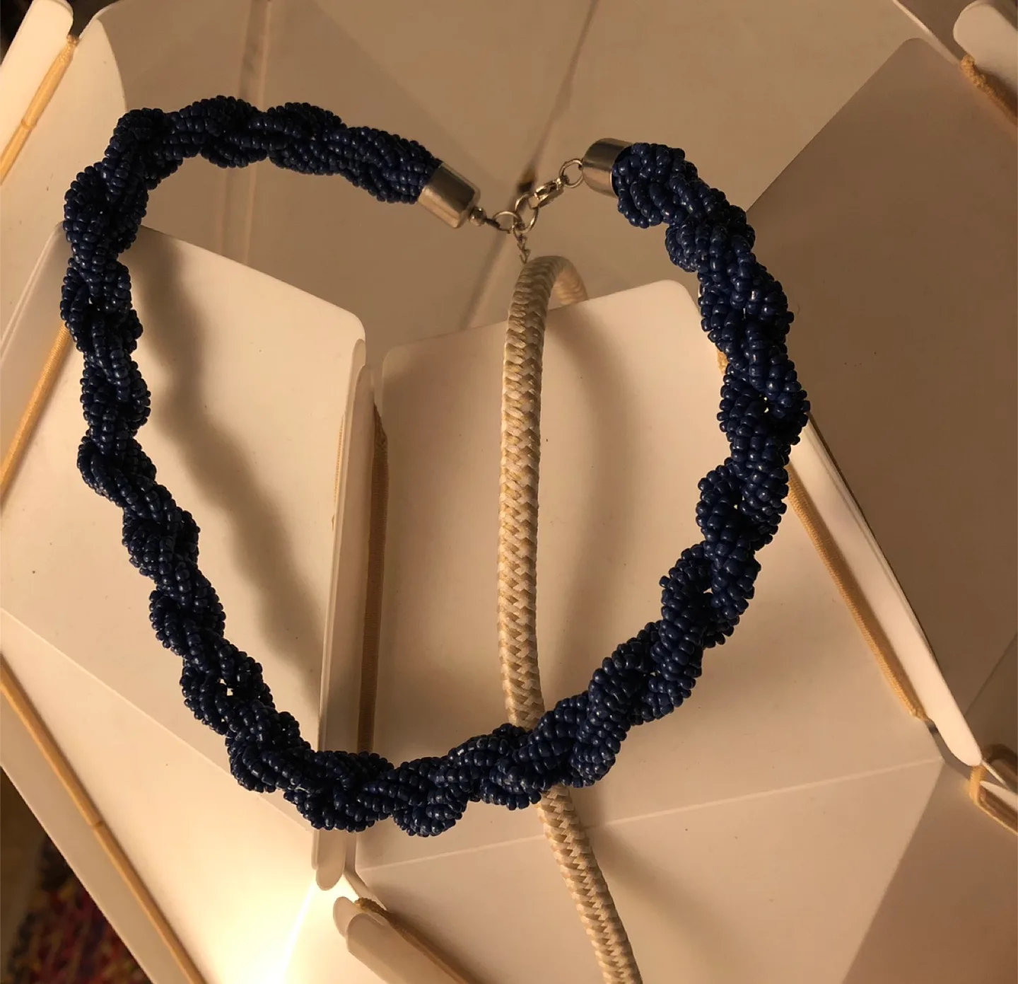Blue Beaded Necklace image indicator(3)