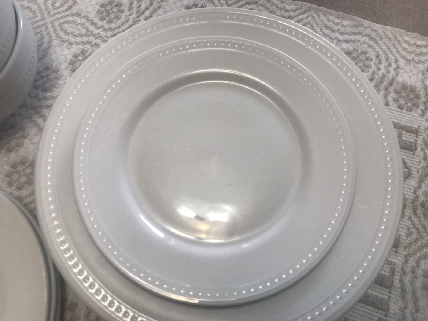 White Dinnerware Set - Plates & Bowls - photo 2