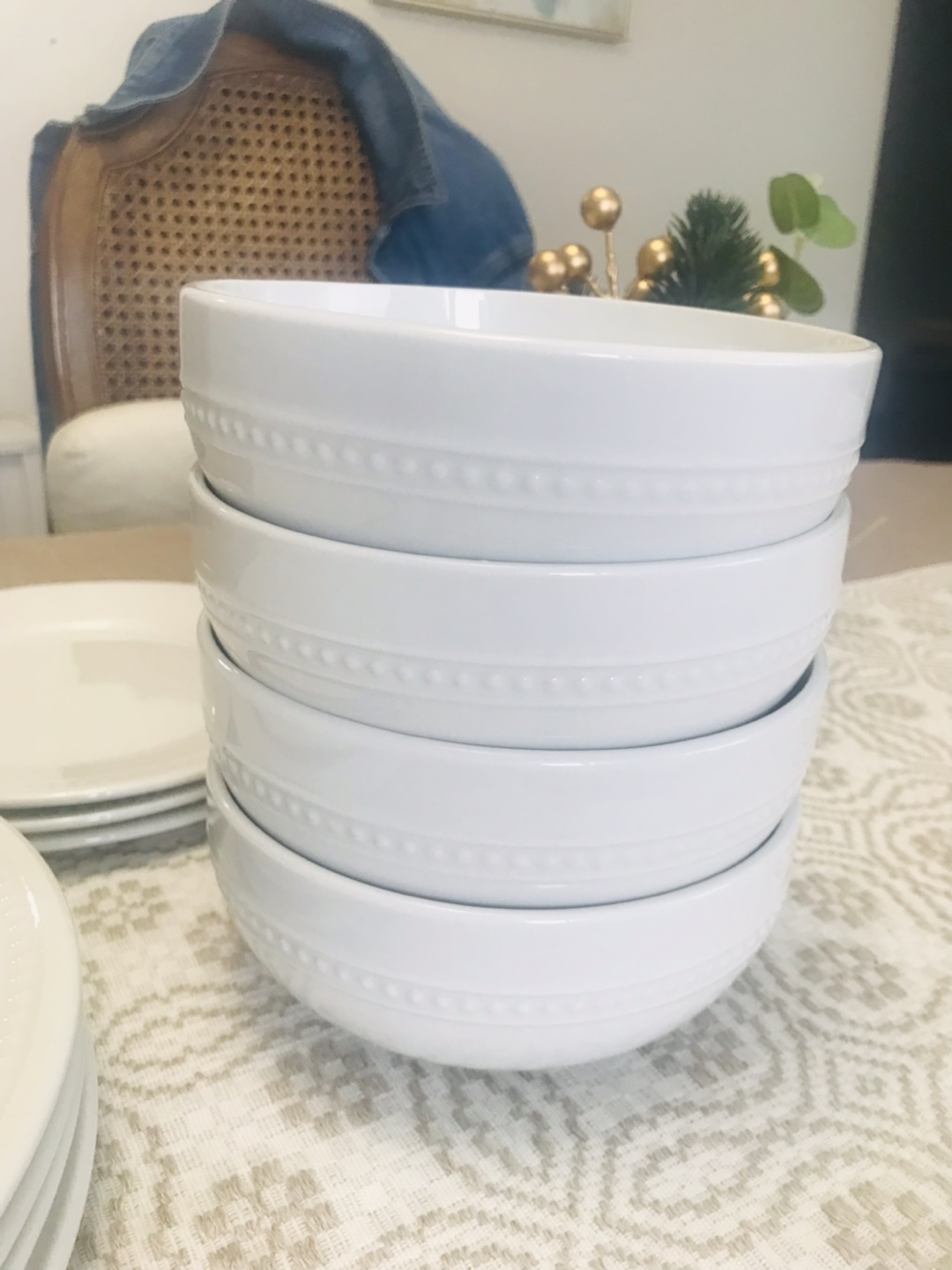 White Dinnerware Set - Plates & Bowls - photo 3