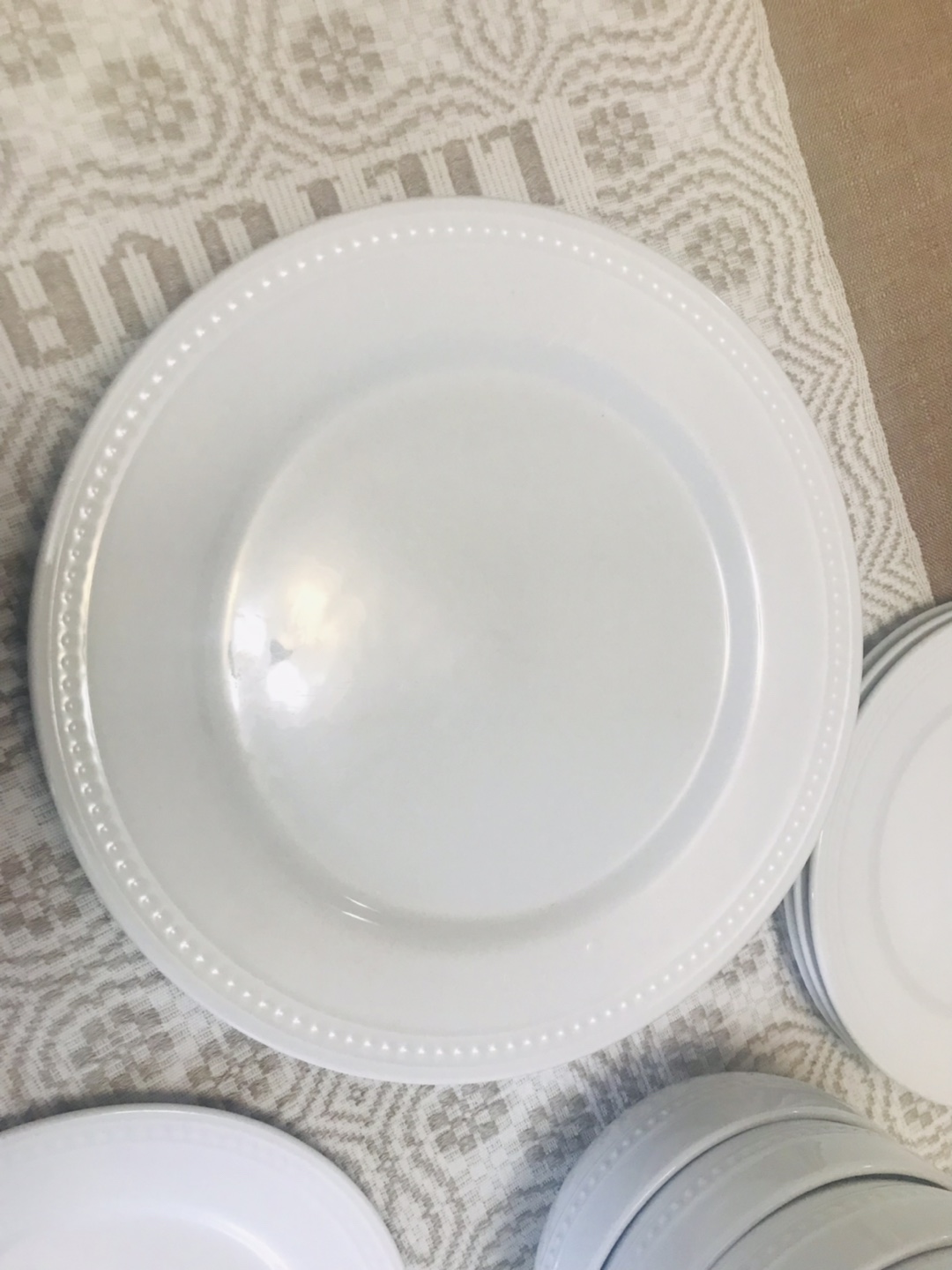 White Dinnerware Set - Plates & Bowls - photo 4