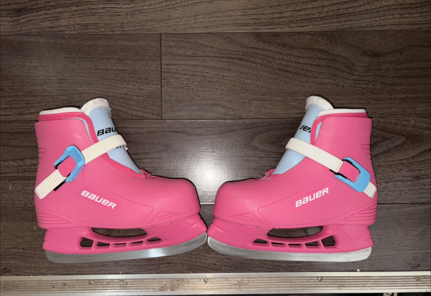 Bauer Pink Skates - Size 10/11
