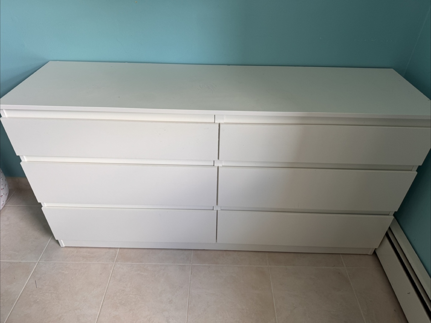 White 6-Drawer Dresser IKEA
