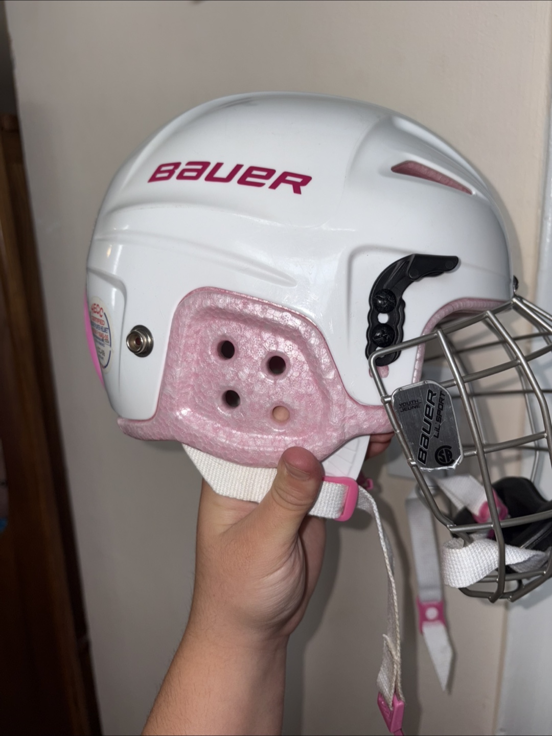 Bauer Lil Sport Hockey Helmet Size 6-6 3/4 - photo 2