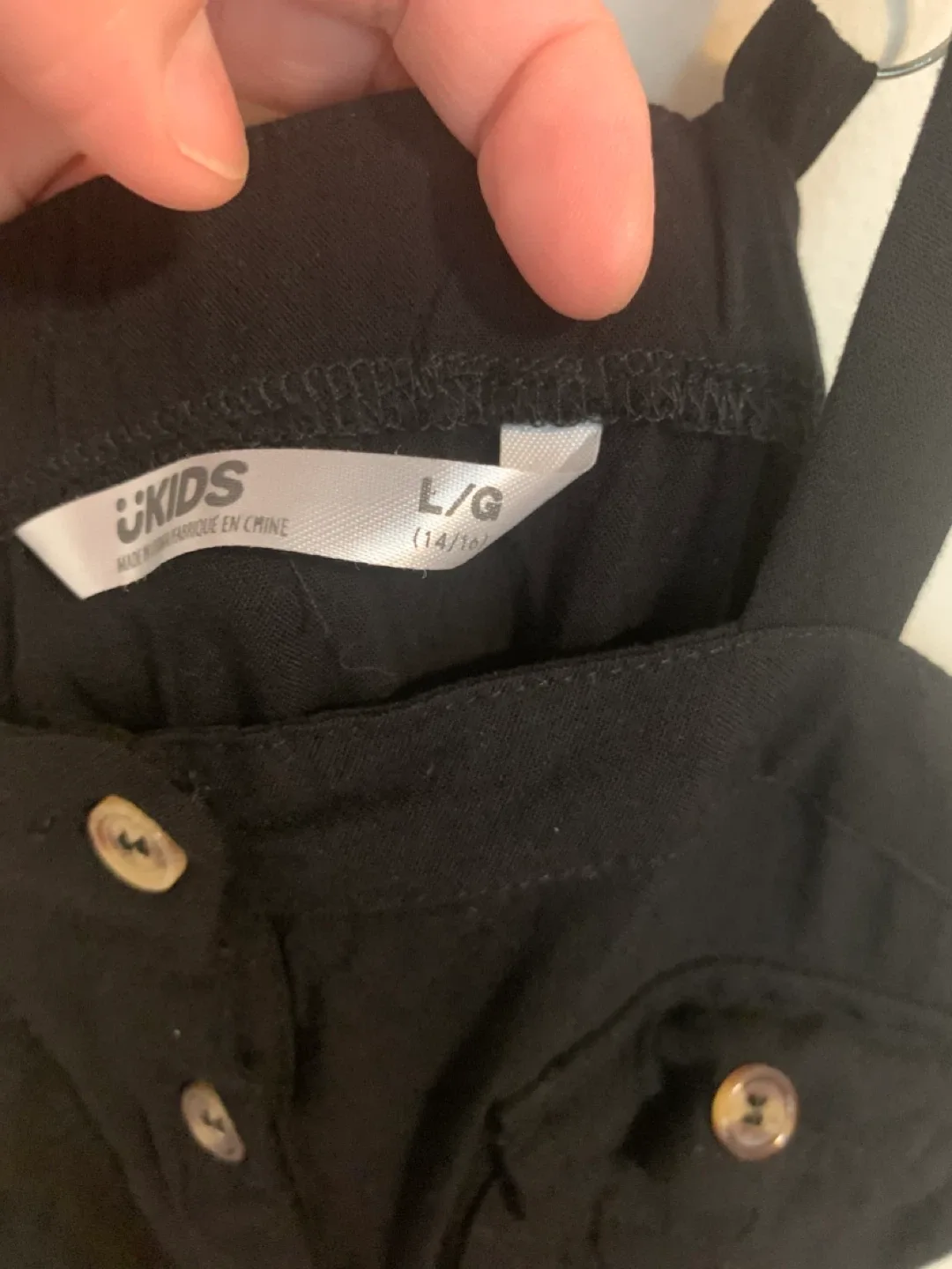 UKIDS Black Dress - Size L (14/16) image indicator(3)