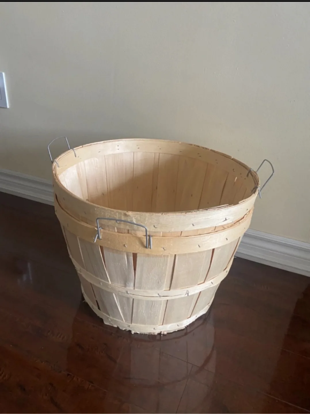 Large Wooden Basket thumbnail