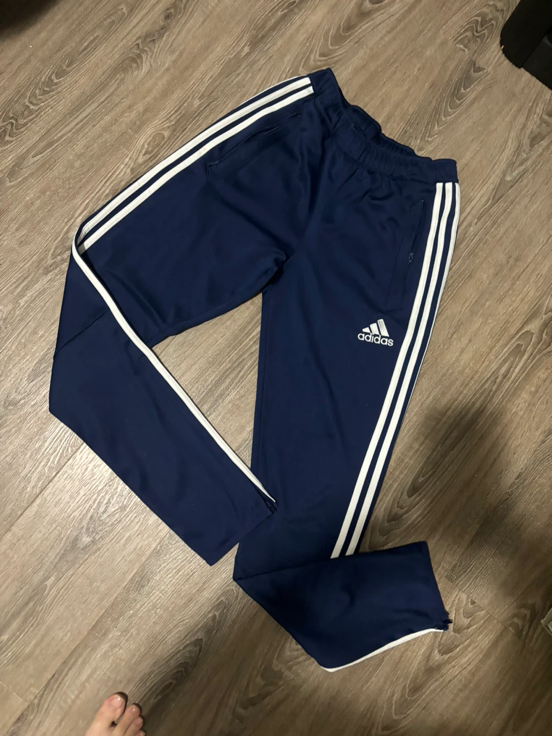 Adidas Navy Blue Track Pants XL kids