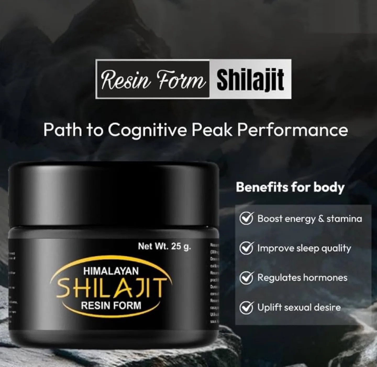 Himalayan Shilajit Resin - Cognitive Support image indicator(2)