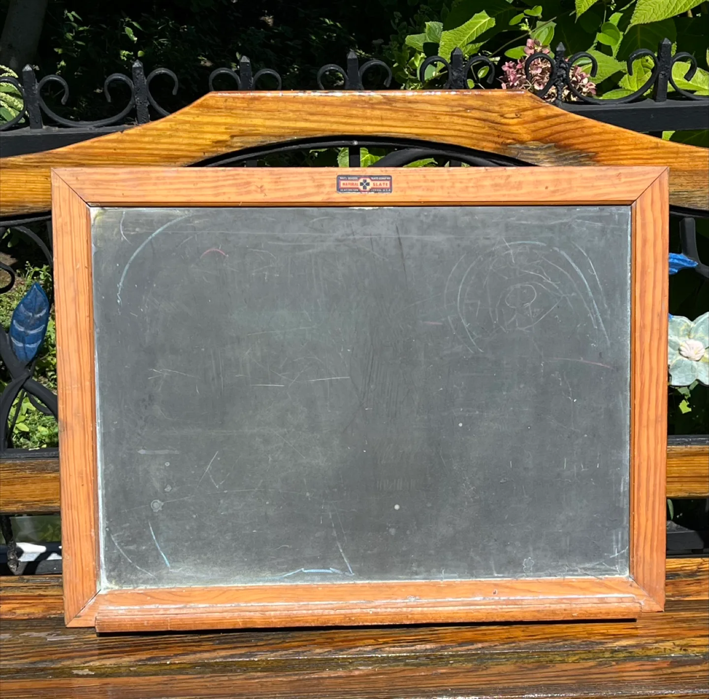 Vintage Natural Slate Chalkboard - 26 x 20 inches thumbnail