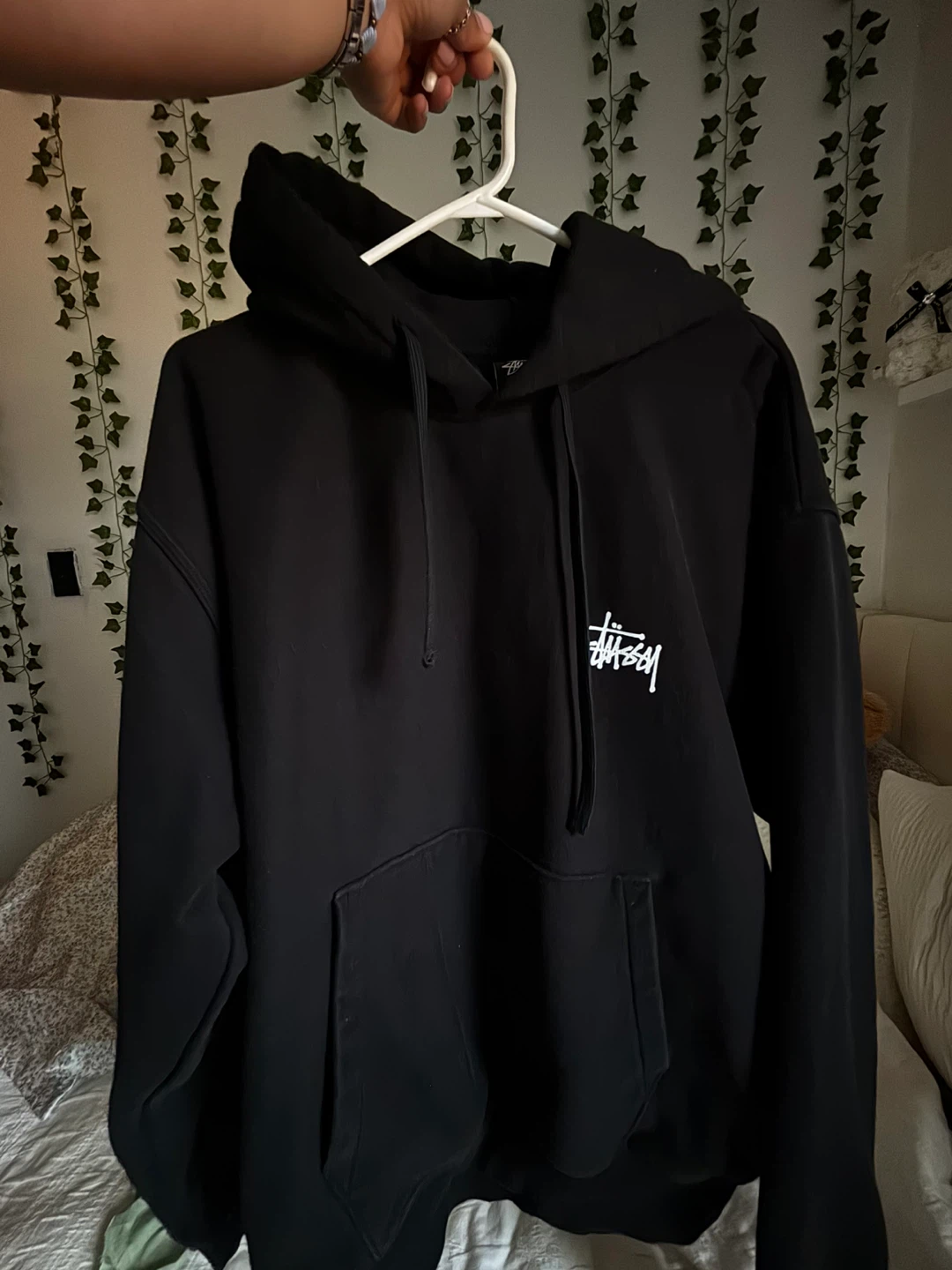 Stussy Black Hoodie - Size L - photo 2