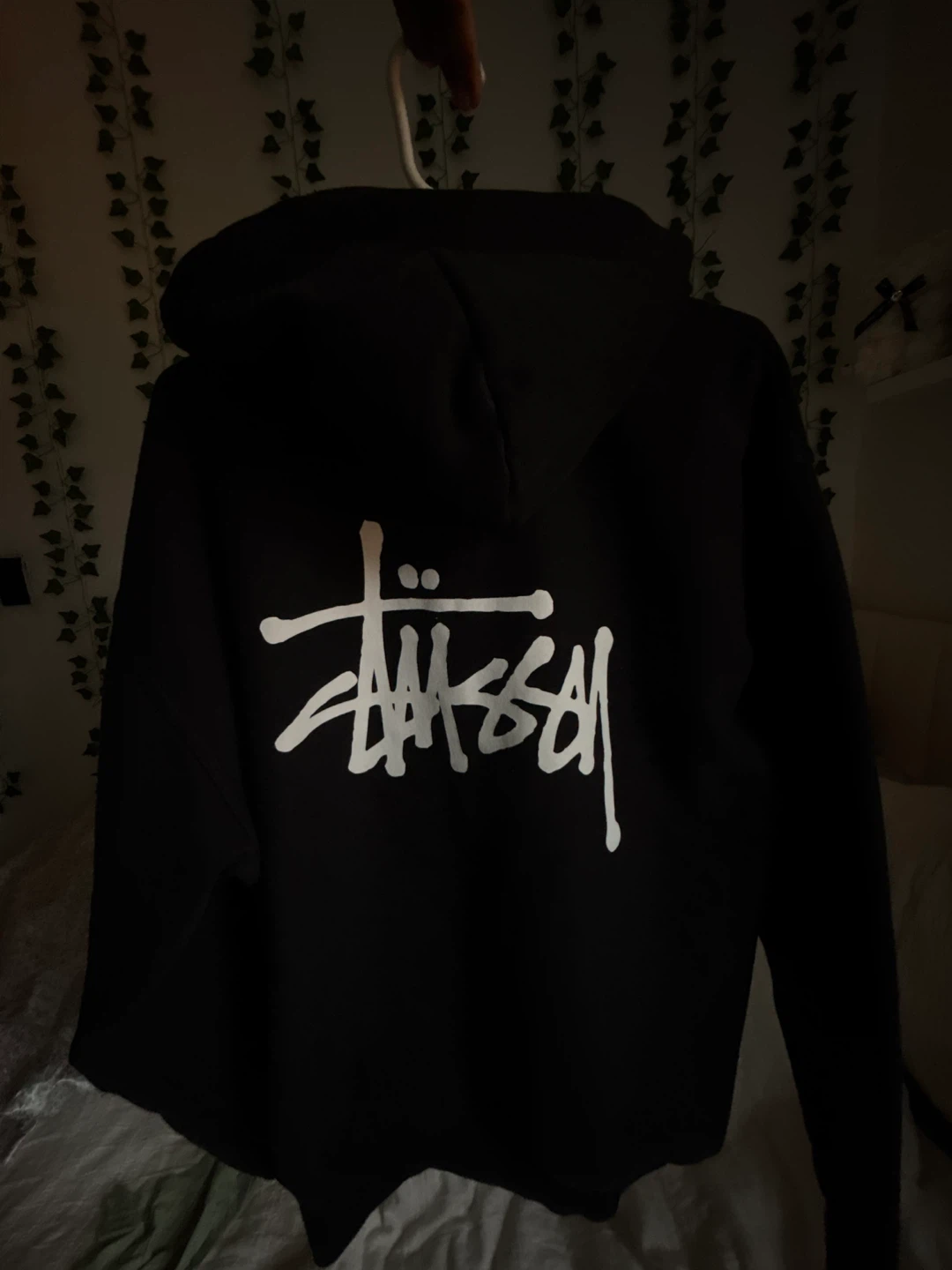 Stussy Black Hoodie - Size L