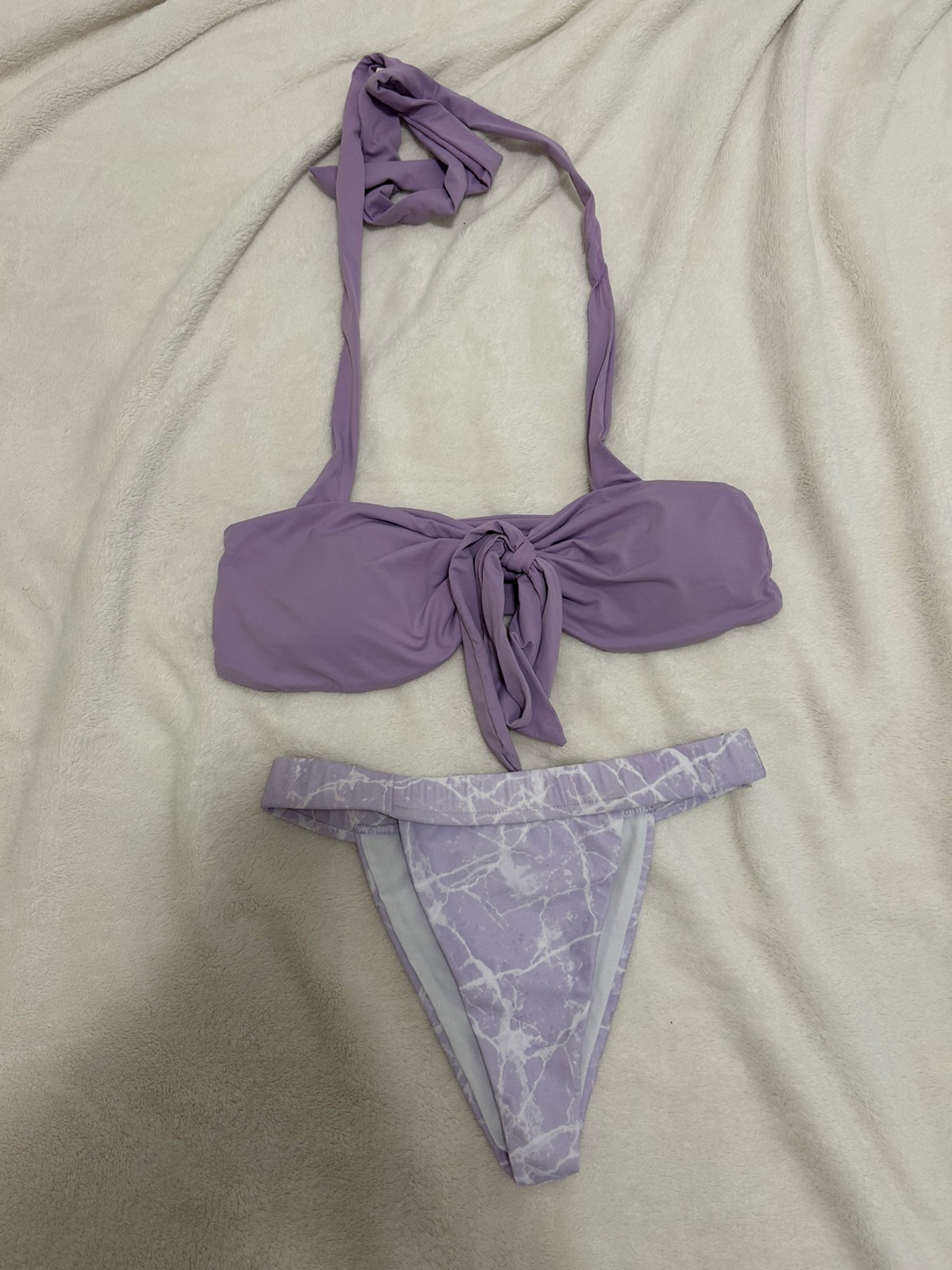 Purple Swimsuit Set
