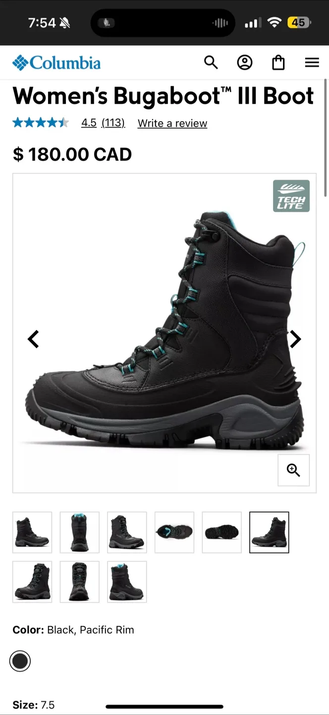 Columbia Women's Bugaboot III - Size 7.5 image indicator(3)