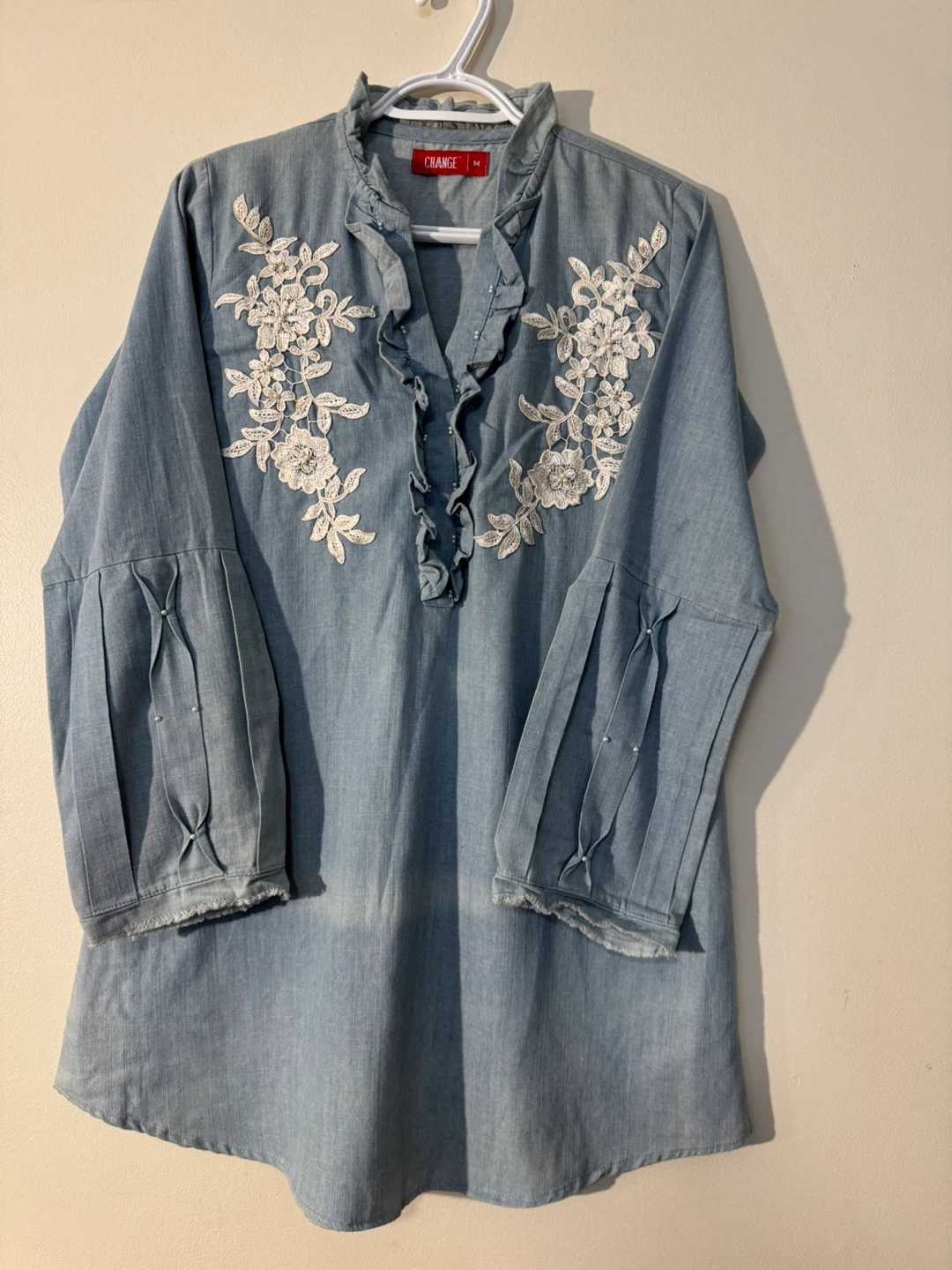 Change Denim shirt - Size M