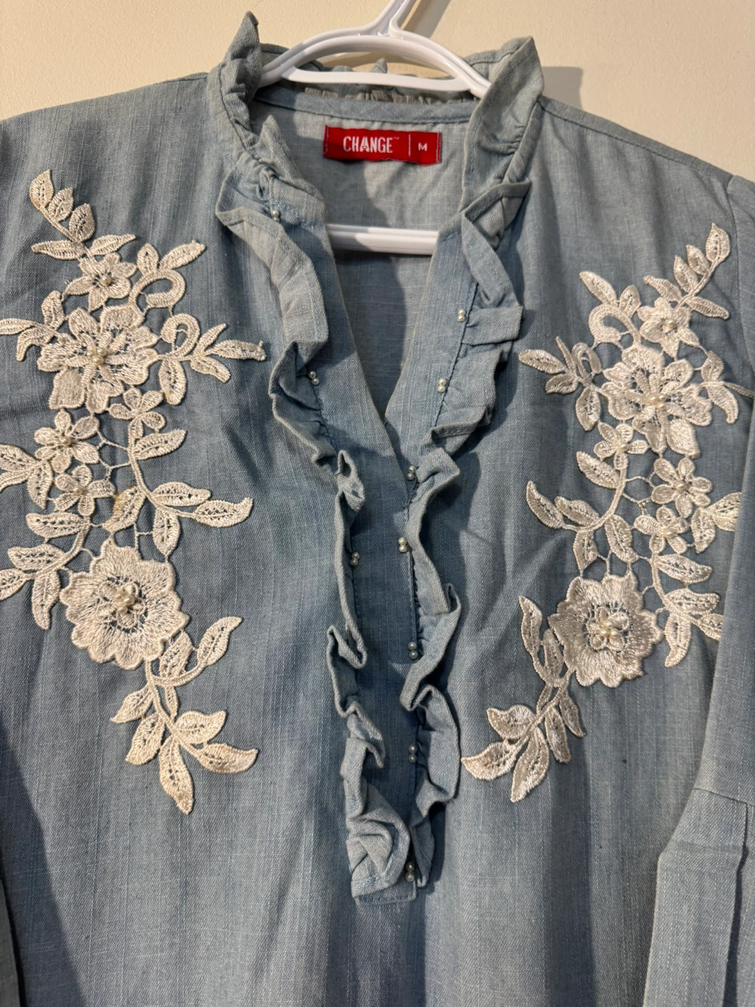 Change Denim shirt - Size M - photo 2