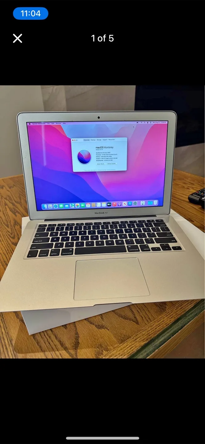 2017 Apple MacBook Air image indicator(4)