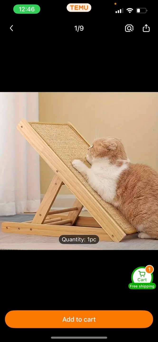 Cat Scratching Board Ramp thumbnail