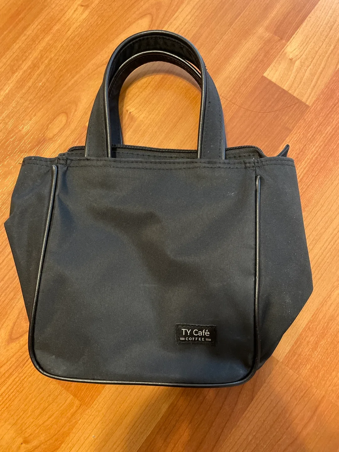TY Cafe Coffee Black Handbag thumbnail