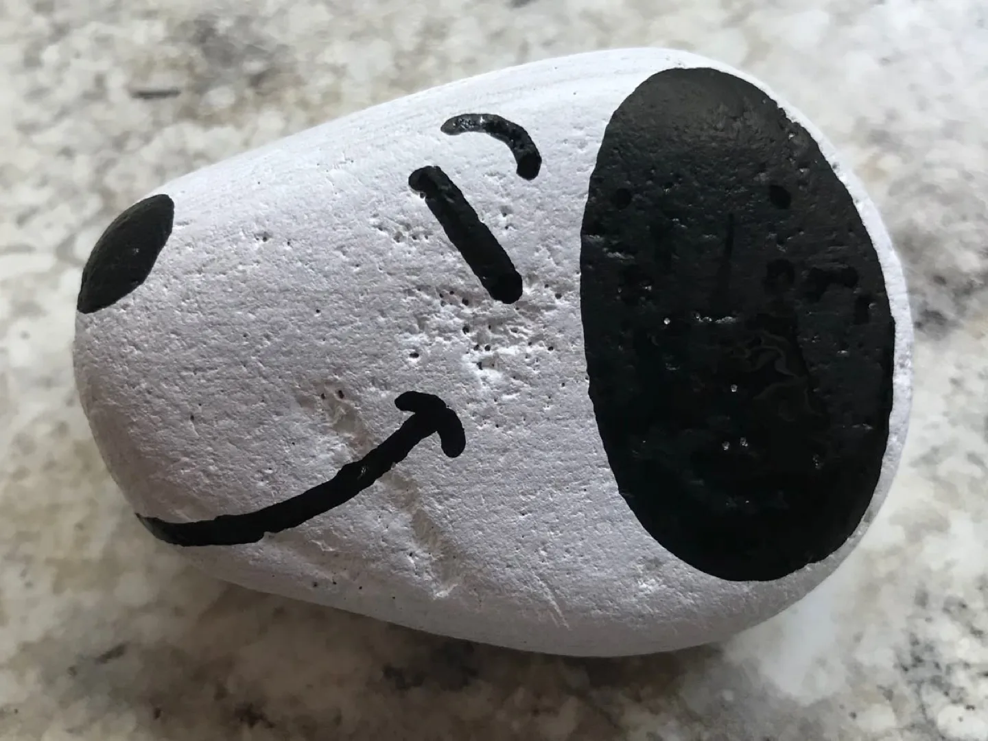 Snoopy Painted Rock thumbnail