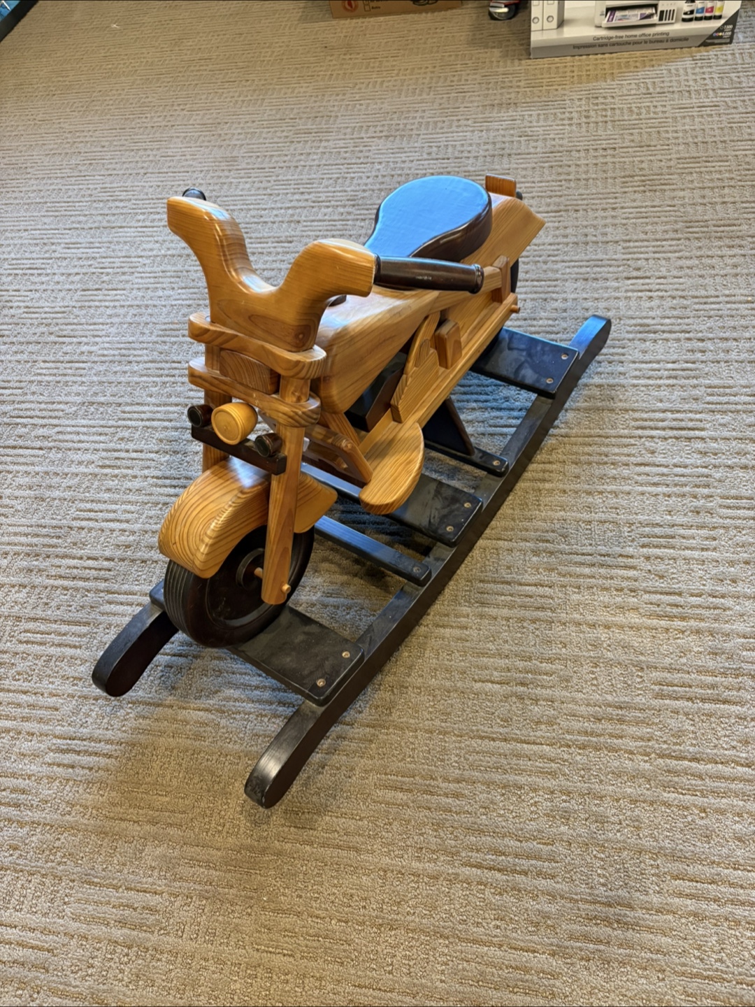 Wooden Rocking Motorcycle Toy