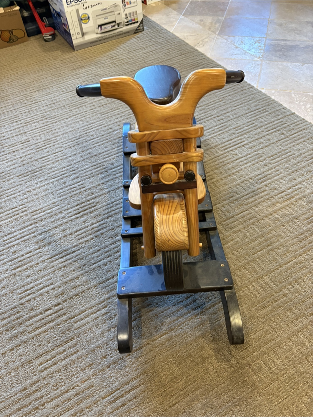 Wooden Rocking Motorcycle Toy - photo 2