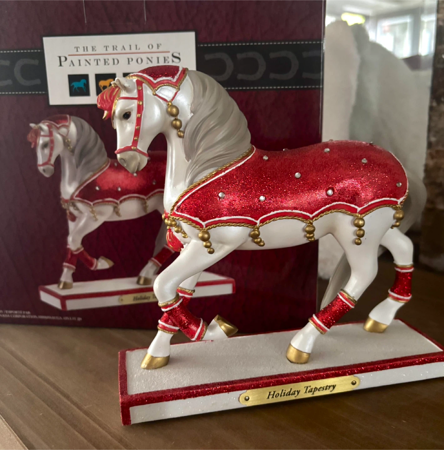 The Trail of Painted Ponies - Holiday Tapestry Figurine