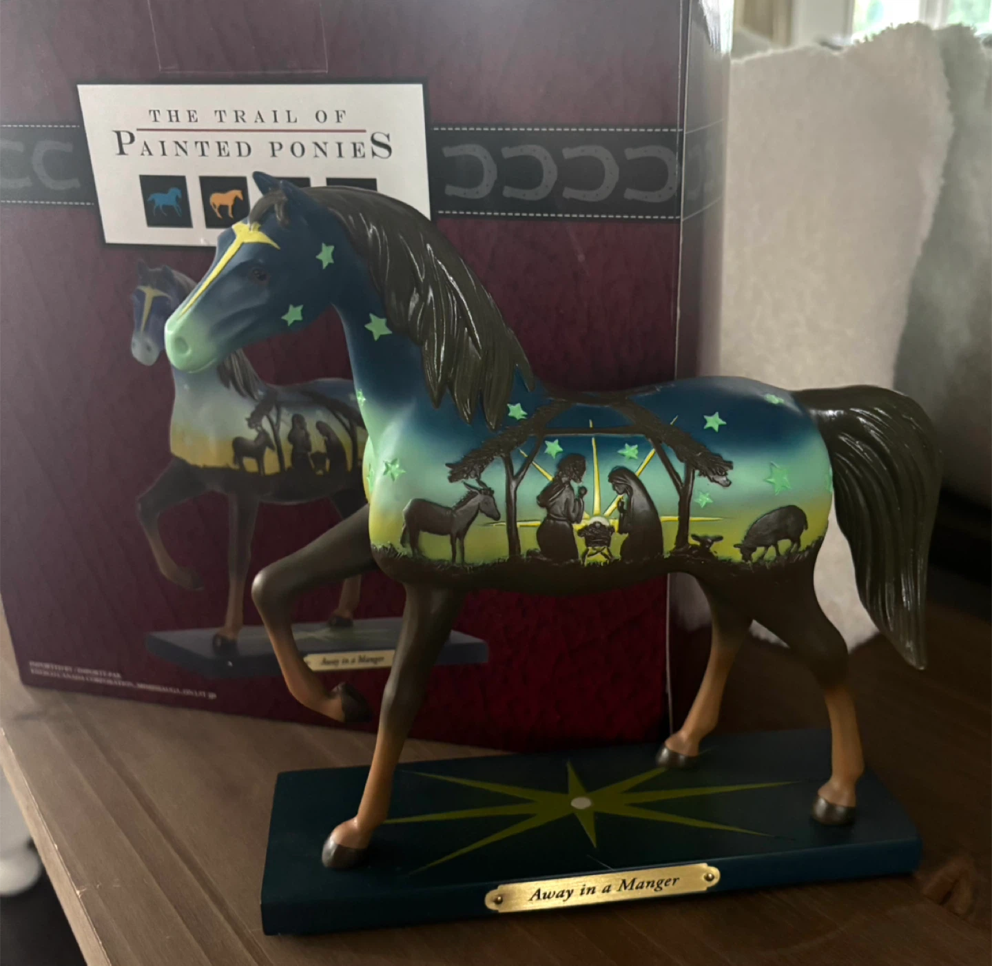 Trail of Painted Ponies - Away in a Manger Figurine