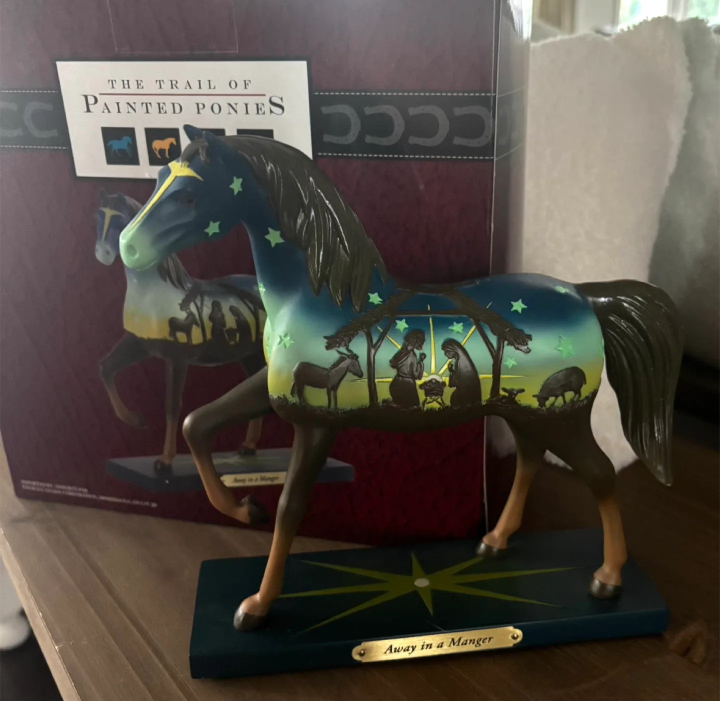 Trail of Painted Ponies - Away in a Manger Figurine