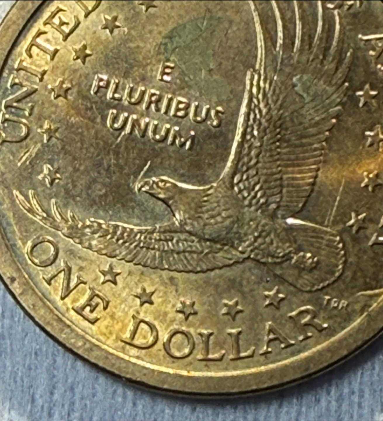 2000-P Sacagawea US One Dollar Coin with rare errors image indicator(4)