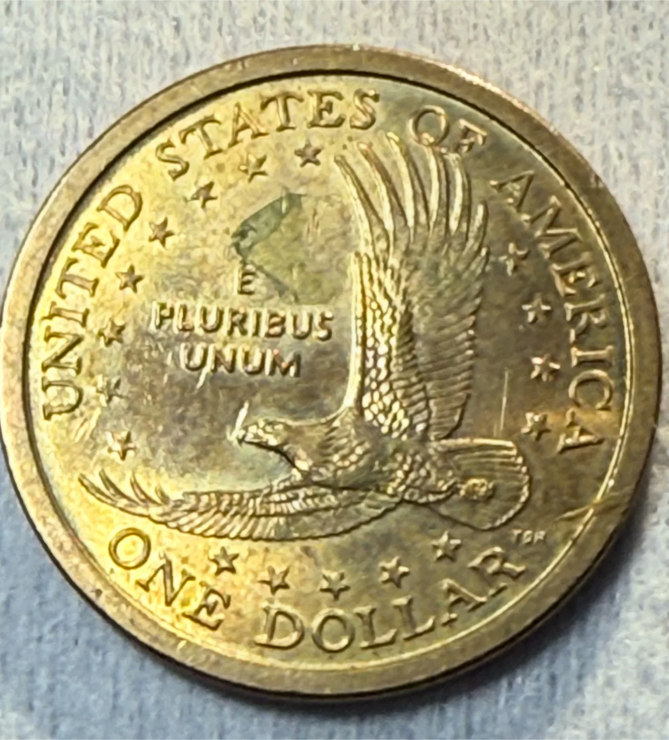 2000-P Sacagawea US One Dollar Coin with rare errors image indicator(2)