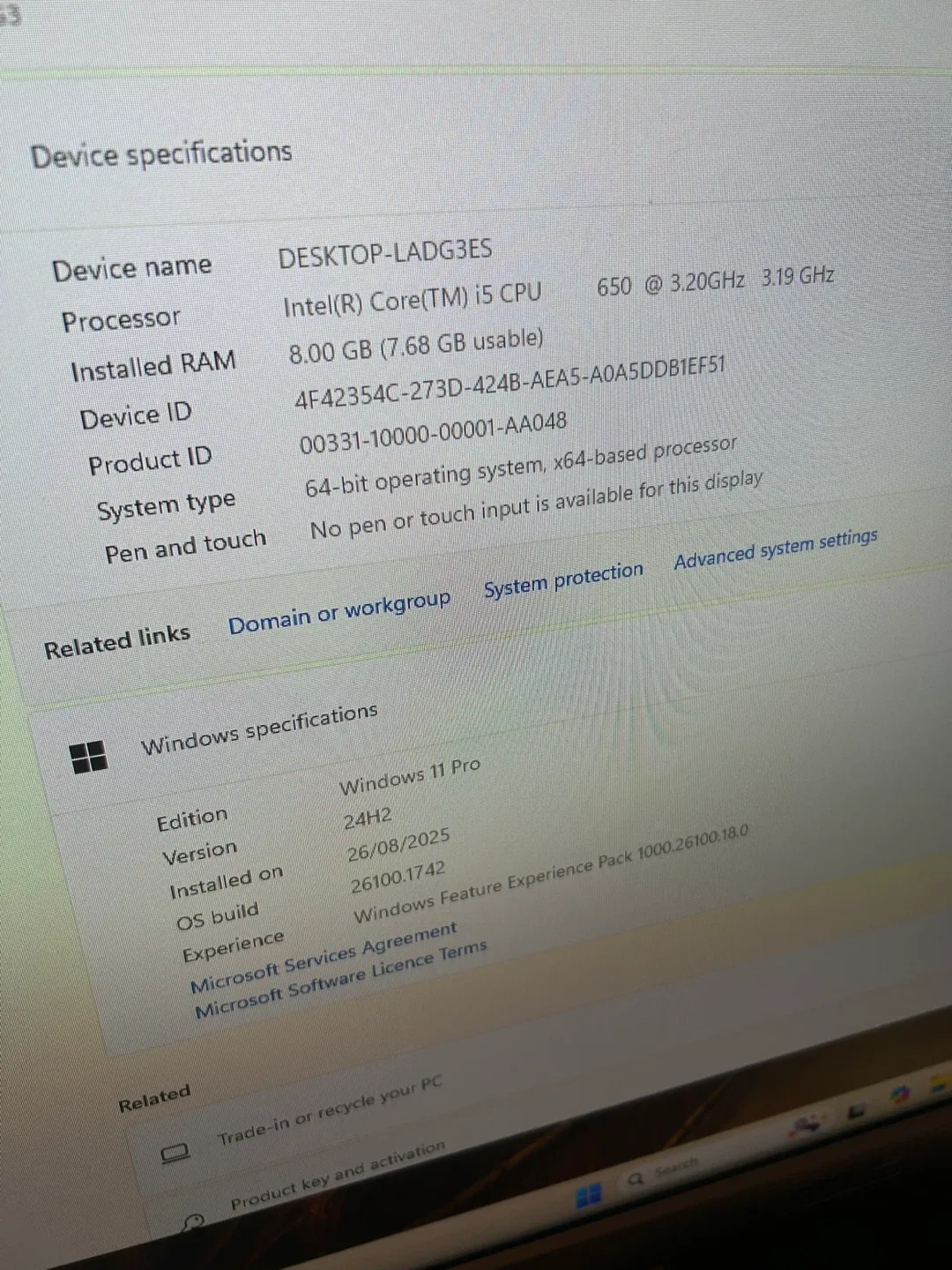 Lenovo ThinkCentre, i5-650, 8GB RAM, 500GB HDD, SFF Desktop image indicator(4)