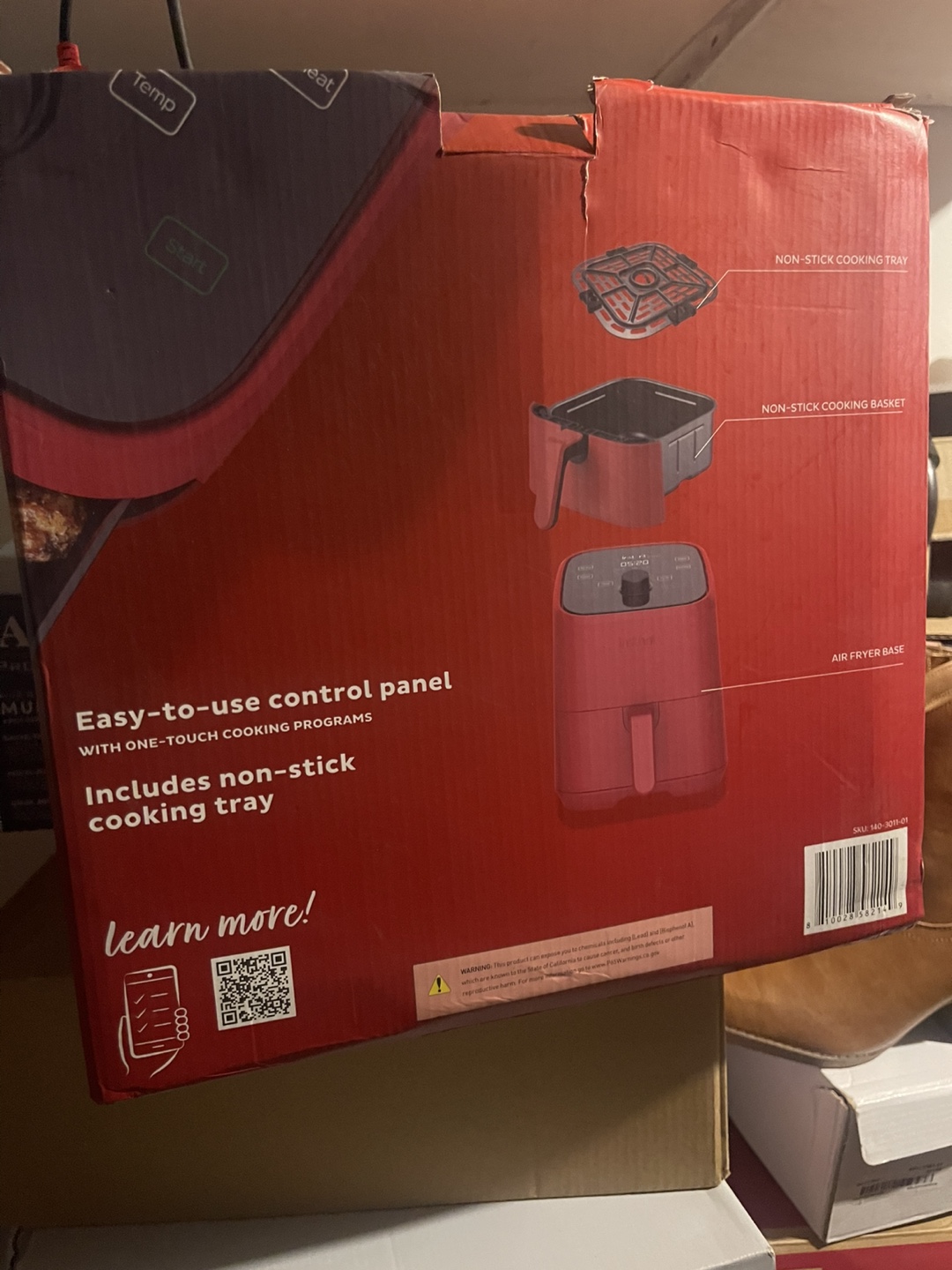 Instant Vortex Mini Air Fryer - Red