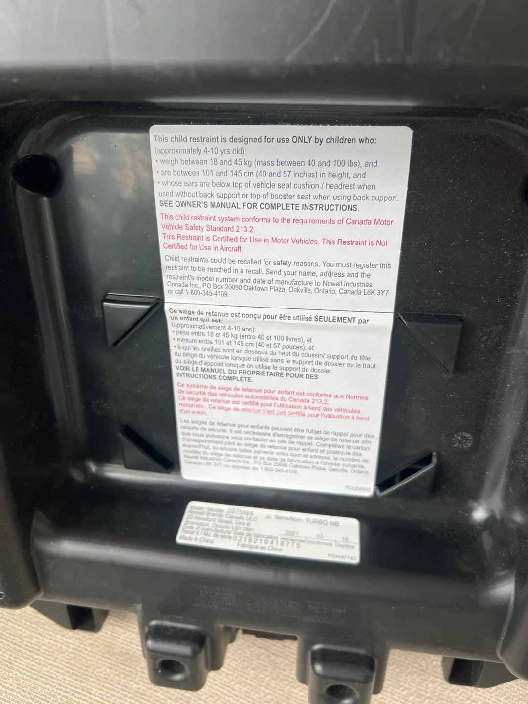 Graco ProtectPlus Turbo Go Booster Seat image indicator(3)