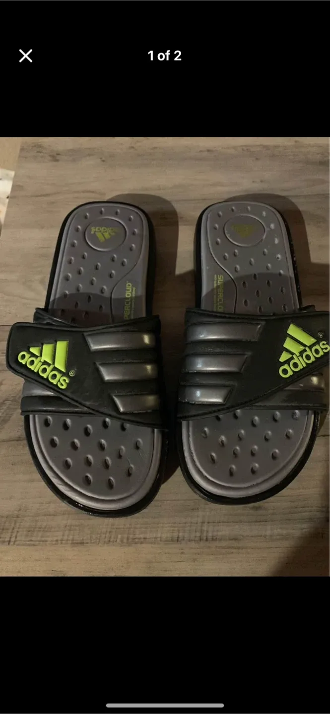 Adidas Percloud Slides - Size 8 thumbnail