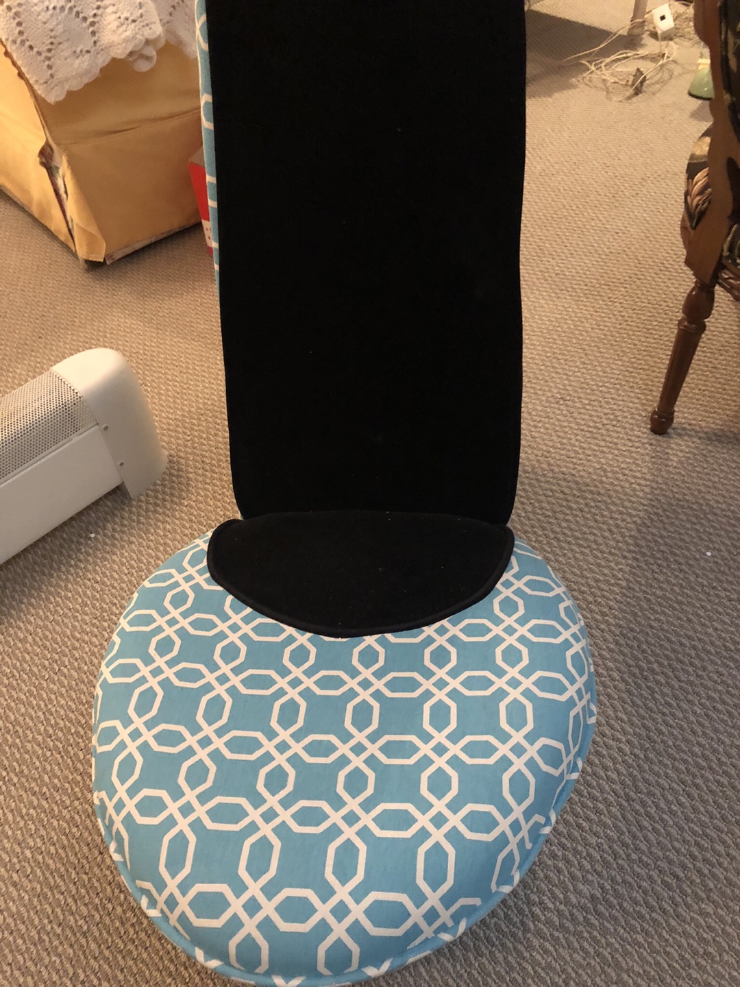 Accent Chair Shoe - Blue Patterned - photo 3