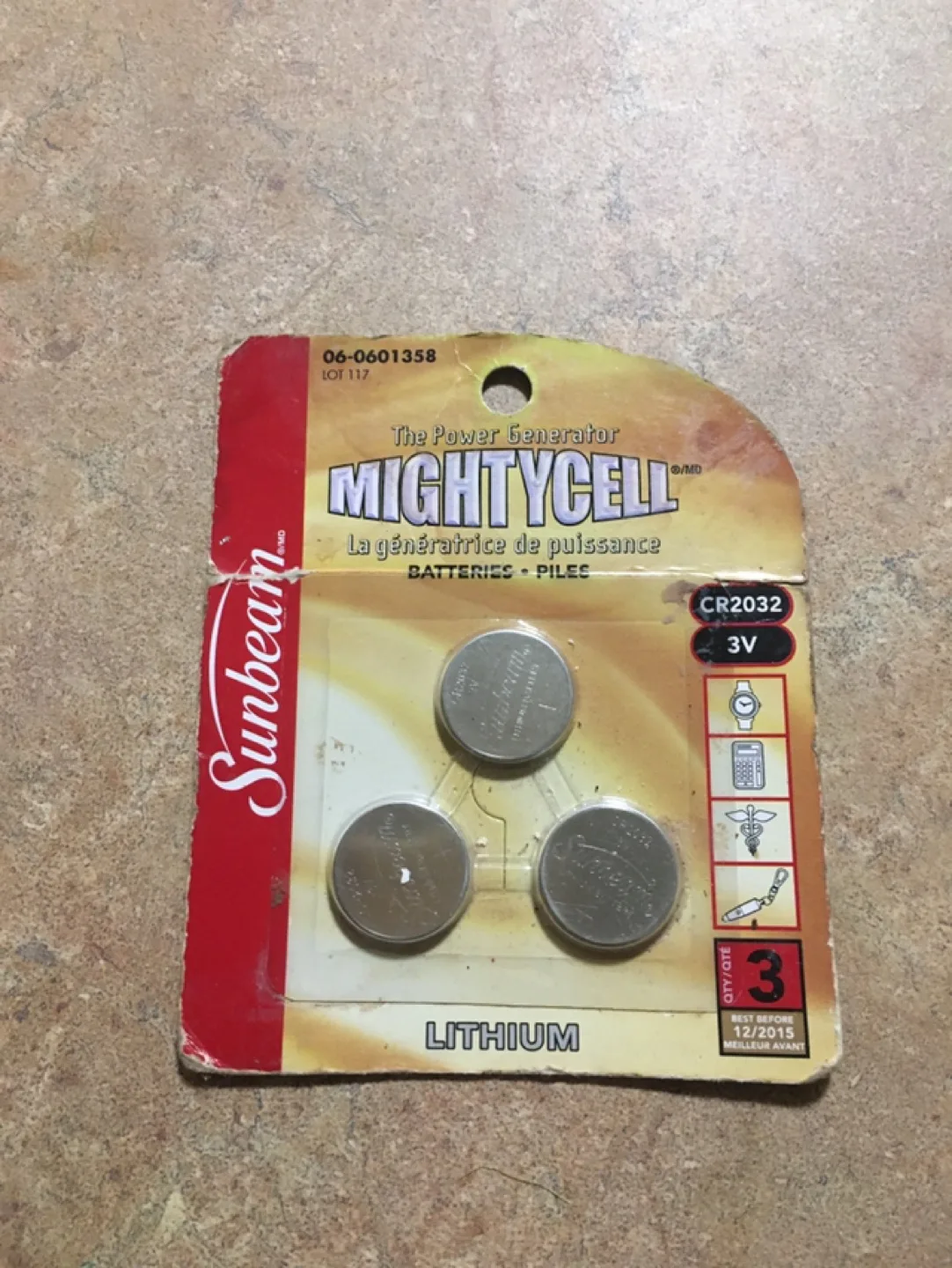 Mightycell CR2032 3V Lithium Batteries - 3 Pack thumbnail